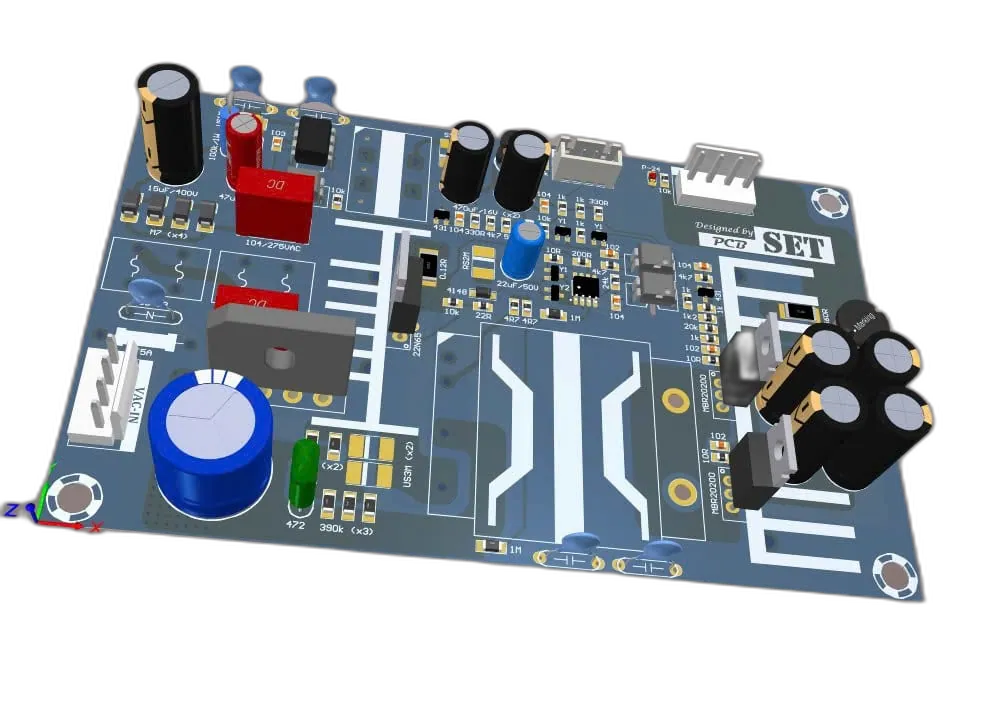 Mạch nguồn Flyback 24V/8A + 5V/2A