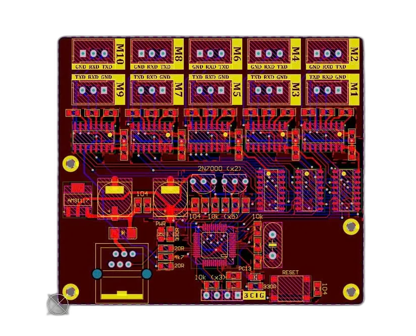 Mạch mở rộng UART 1 ra 10 - 5